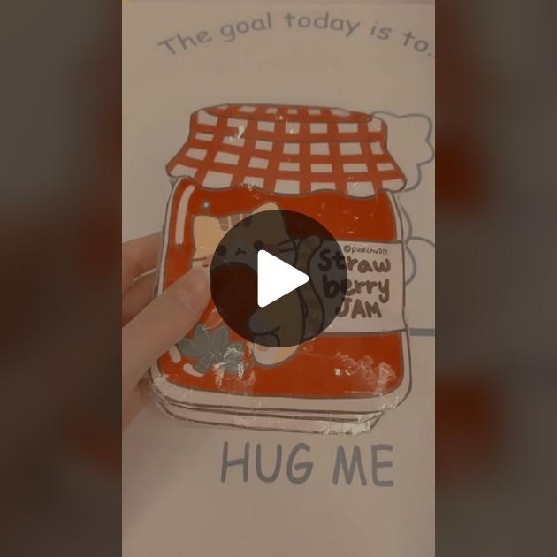 DIY Strawberry Jam Squishy Book Tutorial | TikTok diy-strawberry-jam-squishy-book-tutorial-tiktok